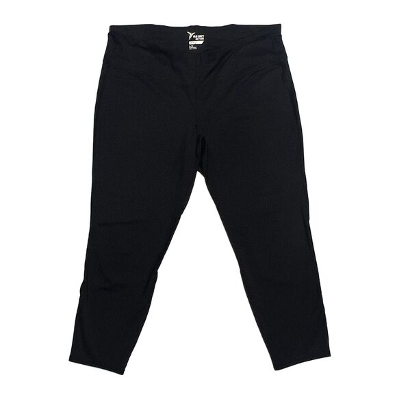 Old Navy Active Go-Dry Athletic Capri Leggings Black Women's XL - Picture 1 of 8